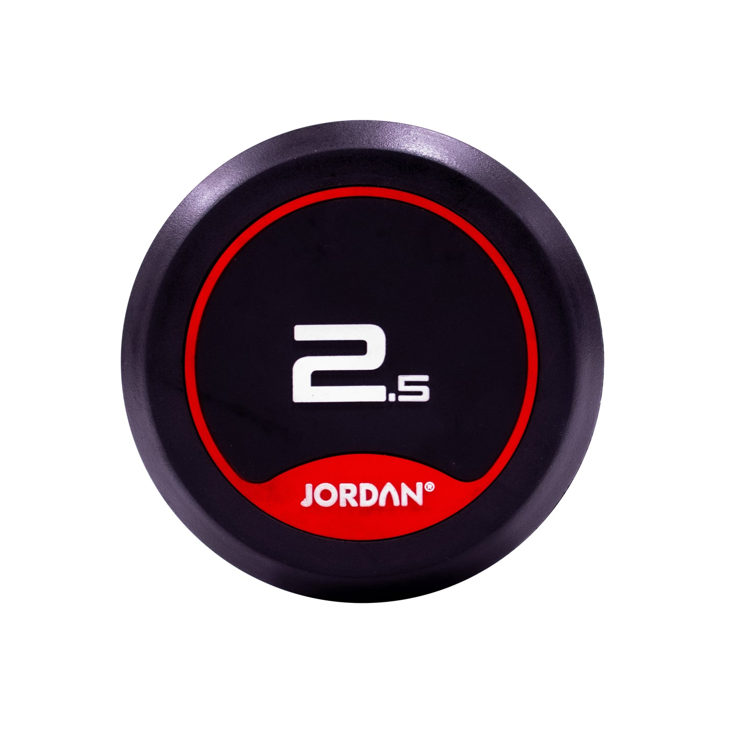 JORDAN Rubber Dumbbells Red (Pairs Of 2.5kg-50kg)