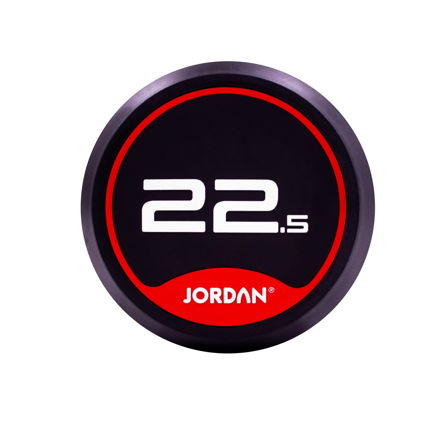 JORDAN Rubber Dumbbells Red (Pairs Of 2.5kg-50kg)