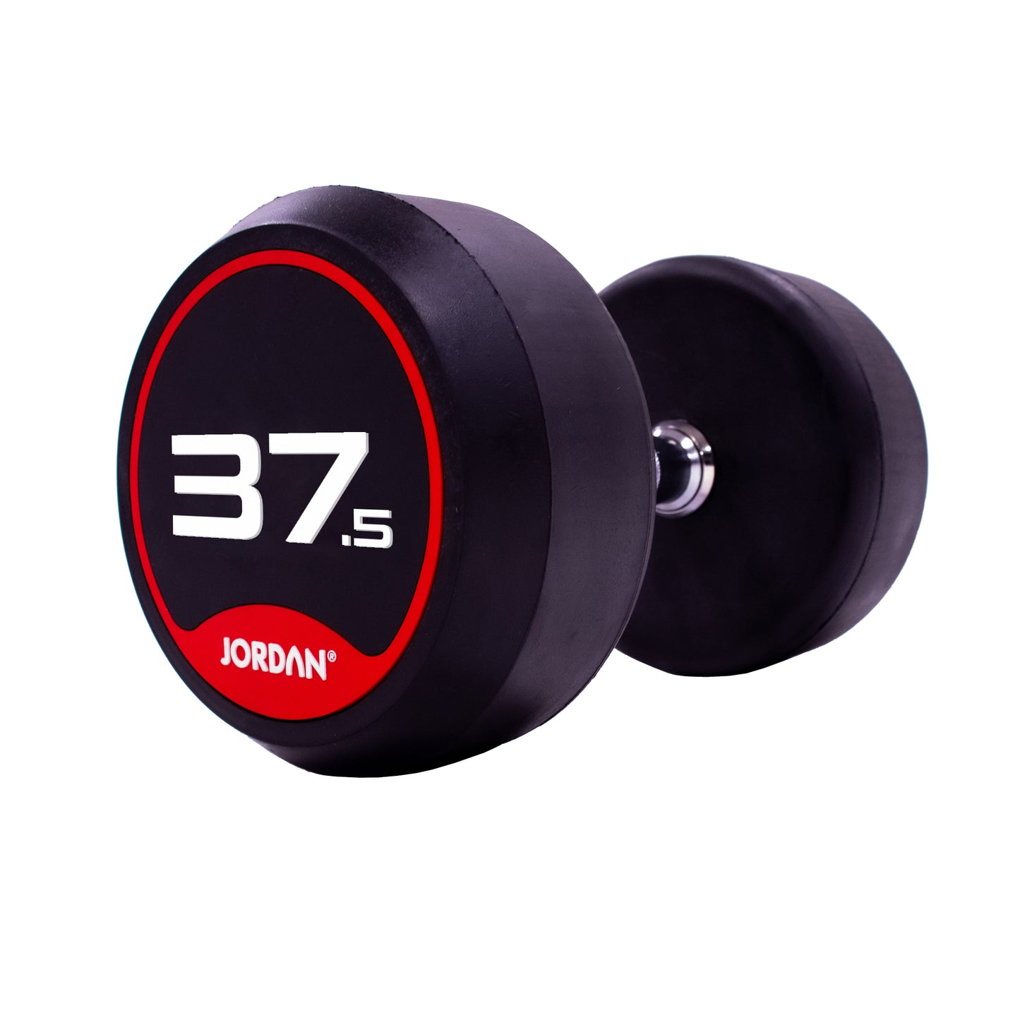 JORDAN Rubber Dumbbells Red (Pairs Of 2.5kg-50kg)