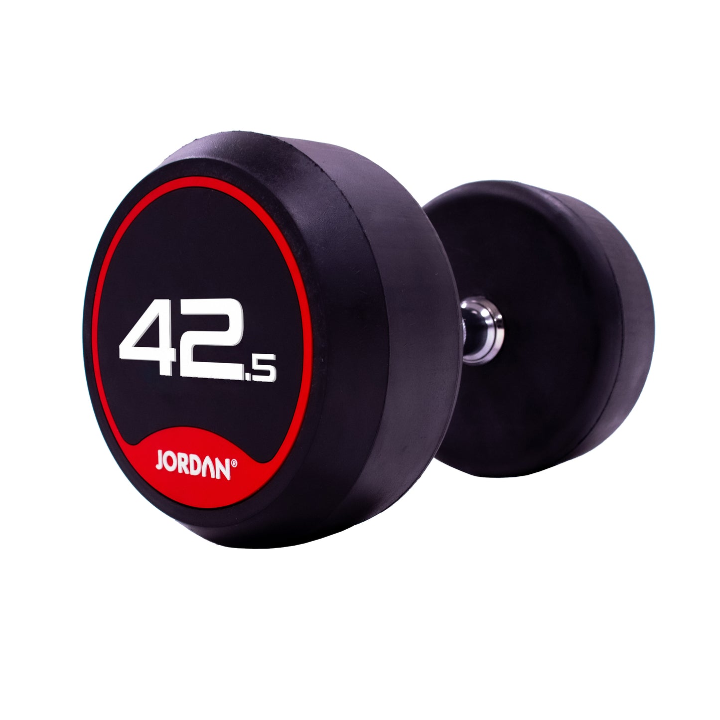 JORDAN Rubber Dumbbells Red (Pairs Of 2.5kg-50kg)