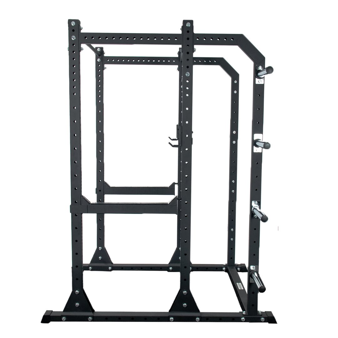 HELIX by JORDAN Freestanding Power Rack with J-Hooks & Safety Bar - Jordan