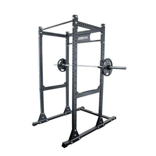 HELIX by JORDAN Freestanding Power Rack with J-Hooks & Safety Bar - Jordan